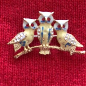Wise Owls Pin